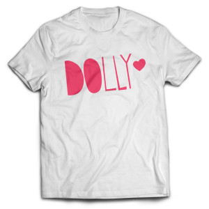 Dolly The Llama - Signature Tee - Pink
