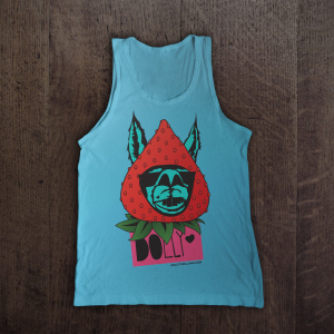 Strawberry Gang Dolly Tank - Turquoise