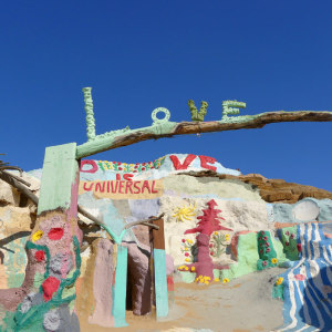 Dolly The Llama - Salvation Mountain