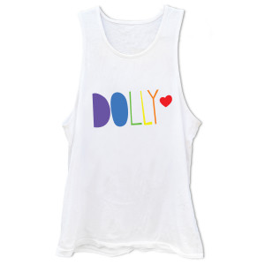 Dolly The Llama - Pride Tank - Love Wins